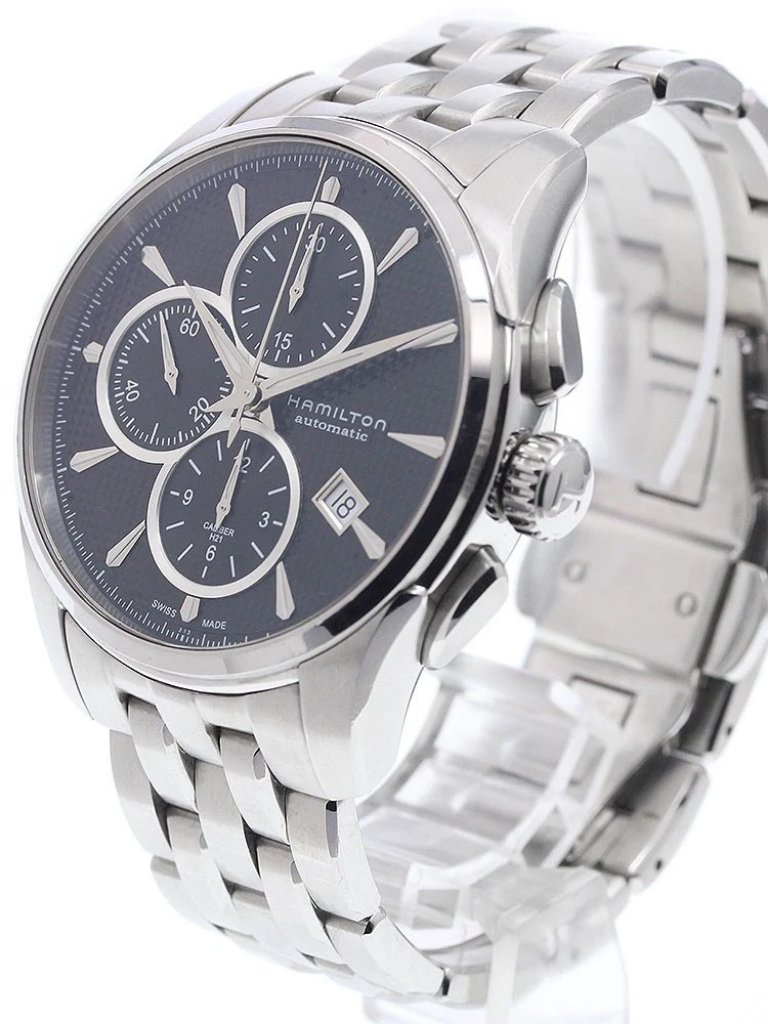 Hamilton Jazz Master H325960 Chronograph Date Black Dial Automatic Mens923465